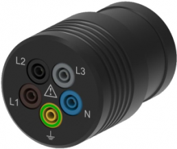 Ø 4 mm safety adaptor to CEE AC sockets, 16 A
