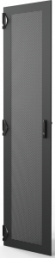 Varistar CP Steel Door, Perforated With 1-PointLocking, RAL 7021, 47 U, 2200H, 600W