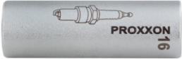 1/2" spark plug sockets magn., 21 mm
