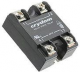 Solid state relay, 24-280 VAC, instantaneous switching, 3-32 VDC, 75 A, PCB mounting, D2475-10