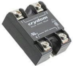 Solid state relay, 280 VAC, zero voltage switching, 3-32 VDC, 90 A, PCB mounting, D2490