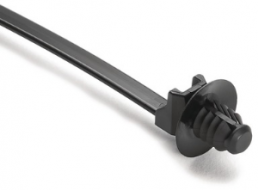 Cable tie outside serrated, polyamide, (L x W) 161 x 4.7 mm, bundle-Ø 1 to 35 mm, black, -40 to 110 °C