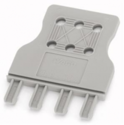 Strain relief plate for female connector, 709-324