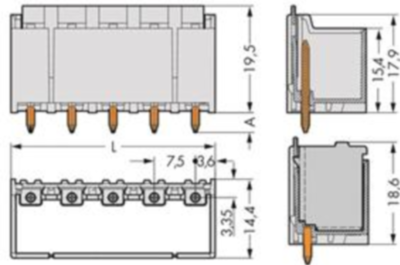 2092-3405 WAGO PCB Connection Systems Image 2