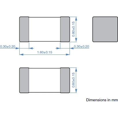 MLZ1608A1R5WT000 TDK Fixed Inductors Image 2