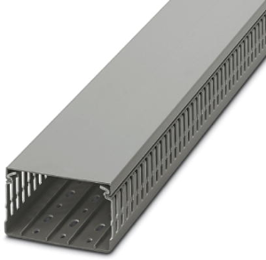 Wiring duct, (L x W x H) 2000 x 100 x 60 mm, PVC, gray, 3240195
