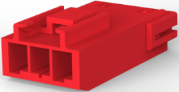 Socket housing, 3 pole, pitch 3.96 mm, straight, red, 179464-2