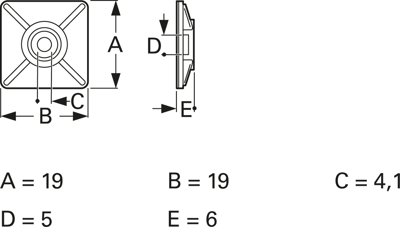 1104AA01AS fastpoint Cable Holders Image 2