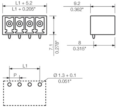1036530000 Weidmüller PCB Connection Systems Image 3