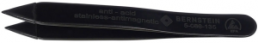 ESD SMD tweezers, insulated, antimagnetic, stainless steel, 90 mm, 5-086-135
