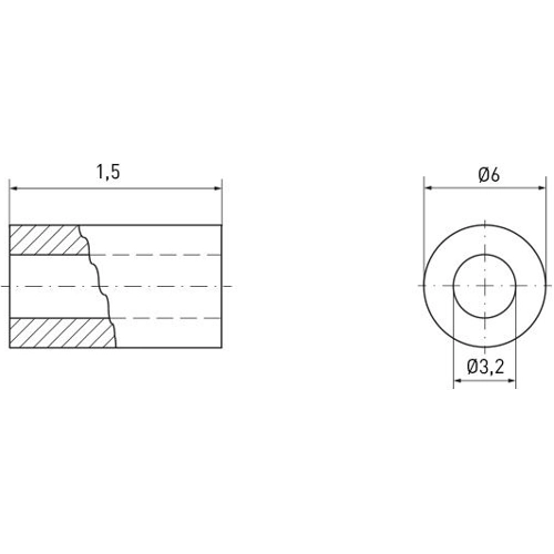 005.53.015 Ettinger Spacer Bolts Image 2