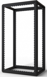 33 U cabinet rack, (H x W x D) 1600 x 600 x 900 mm, steel, black gray, 20630-085