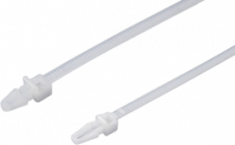 Cable tie with spreader foot, polyamide, (L x W) 158 x 3.6 mm, bundle-Ø 1.6 to 32 mm, natural, -40 to 85 °C