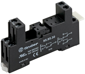 Relay socket for for series 40, 95.85.30