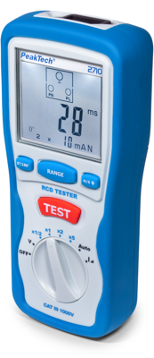 P 2710 PeakTech VDE testers, Installation testers, Insulation testers Image 3