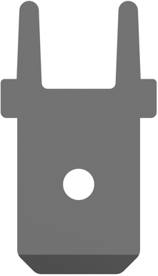 726386-2 AMP Flat Plugs Image 4
