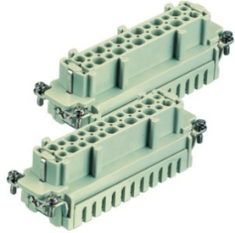 Socket contact insert, 48B, 48 pole, equipped, cage clamp terminal, with PE contact, 09330242726