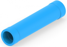 Butt connectorwith insulation, 1.25-2.0 mm², AWG 16 to 14, blue, 1.07 mm
