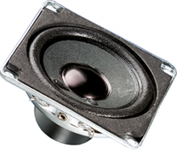 Broadband speaker, 8 Ω, 80 dB, 200 Hz to 20 kHz, black