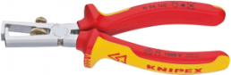 VDE-stripping pliers for Plastic-coated cables, Rubber-coated cables, 10 mm², AWG 8, cable-Ø 5 mm, L 160 mm, 165 g, 11 06 160