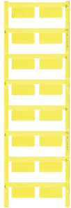 Polyamide Device marker, (L x W) 27 x 12.5 mm, yellow, 80 pcs