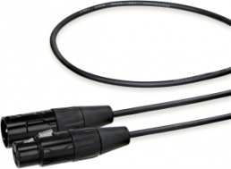 XLR Extension cable 3-pole 0.5 m
