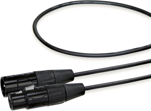 XLR Extension cable 3-pole 1 m