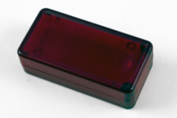 ABS miniature enclosure, (L x W x H) 50 x 25 x 15 mm, transparent, IP54, 1551BTRD