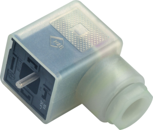 Valve connector, DIN shape A, 3 pole + PE, 24 V, 0.34-1.5 mm², 43 1732 145 04