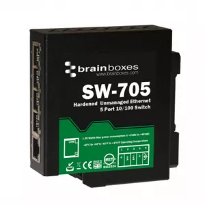 SW-705 BRAINBOXES Industrial ethernet switches