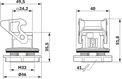 1672255 Phoenix Contact Housings for HDC Connectors Image 2