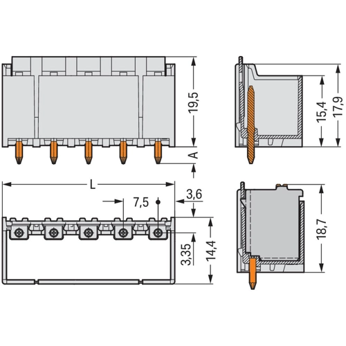 2092-3405 WAGO PCB Connection Systems Image 2