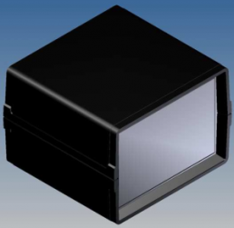 ABS enclosure, (L x W x H) 85 x 80 x 60 mm, black (RAL 9004), IP54, MC22.9