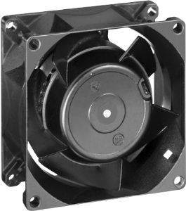AC axial fan, 230 V, 80 x 80 x 38 mm, 48 m³/h, 36 dB, sintec slide bearing, ebm-papst, 8550 A