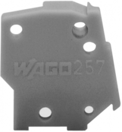 End plate for feed through terminal, 257-100