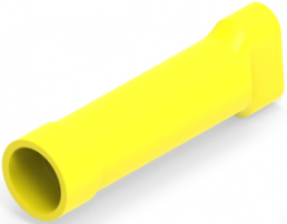 Butt connectorwith insulation, 3.0-6.0 mm², AWG 12 to 10, yellow, 29.46 mm