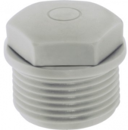 Cable gland, M20, 19 mm, Clamping range 8 to 13.5 mm, IP54, light gray, 52020523