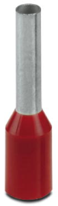 Insulated Wire end ferrule, 1.5 mm², 14 mm/8 mm long, DIN 46228/4, red, 3201136