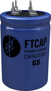 Electrolytic capacitor, 10000 µF, 100 V (DC), ±20 %, can, Ø 35 mm