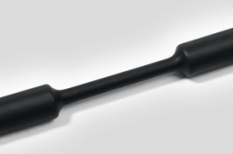 Heatshrink tubing, 2:1, (9.5/4.7 mm), polyolefine, cross-linked, black