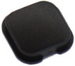 Cap, square, (L x W x H) 11.5 x 11.5 x 7.5 mm, black, for short-stroke pushbutton Ultramec 6C, 10T09