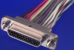 D-Sub connector, 51 pole, straight, crimp connection, 1532185-2