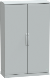 Control cabinet, (H x W x D) 1500 x 1000 x 420 mm, IP44, polyester, light gray, NSYPLAZT15104G