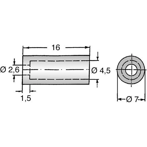 005.97.216 Ettinger Spacer Bolts Image 2