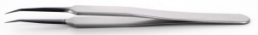 ESD tweezers, uninsulated, antimagnetic, carbon steel, 115 mm, 51S.SA.DC.0