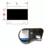 MC-750-595-BK-WT Brady Ink rolls, Writing ribbons
