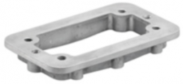 Mounting frame, size B6, die-cast aluminum, screw locking, IP65, 1081550000