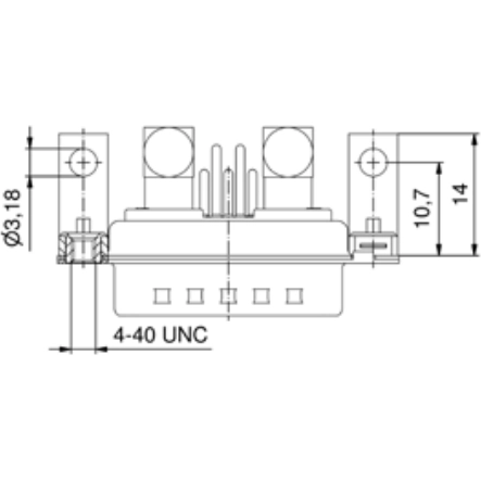 3011W1SAU78G20X CONEC D-Sub Connectors Image 2