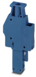 Plug, screw connection, 0.14-6.0 mm², 1 pole, 32 A, 8 kV, blue, 3045266