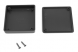 ABS miniature enclosure, (L x W x H) 60 x 60 x 15 mm, black (RAL 9004), IP54, 1551TTBK